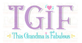 TGIF 2 Sublimation print